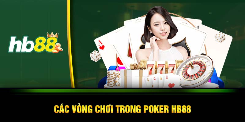 Các vòng chơi trong poker HB88